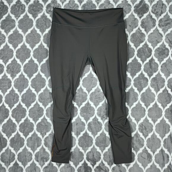 Tommie Copper Pants - Tommie Copper Leggings Women XL Gray Compression Knee Support